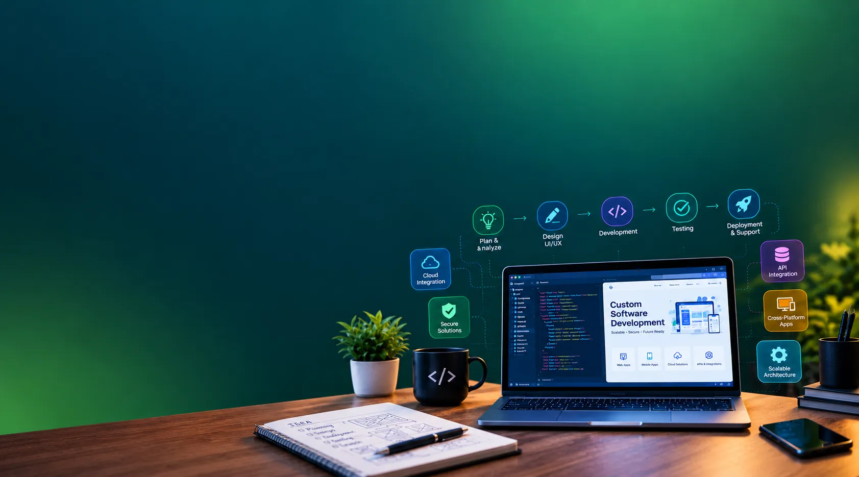 Custom software development